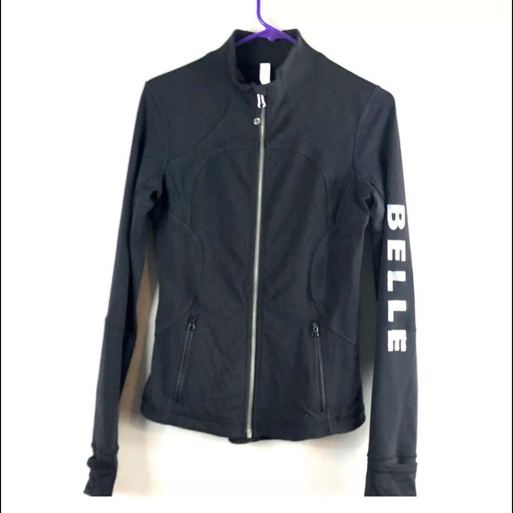 Lululemon SZ6 black jacket Ethos dance academy - Picture 6 of 8